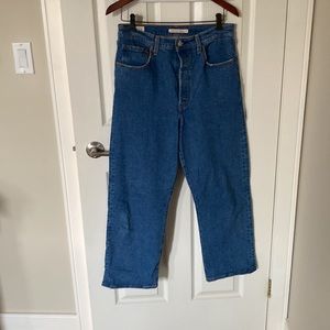 Levi’s ribcage straight ankle